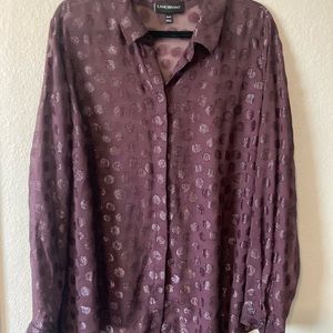 Lane Bryant Burgundy shirt